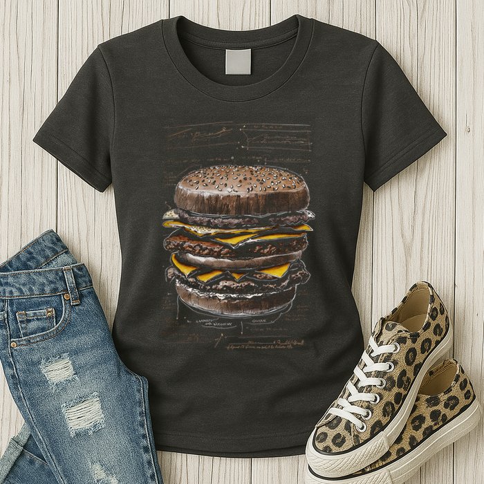 Homburger Sketch Davinci Womens T-Shirt