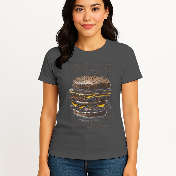 Homburger Sketch Davinci Womens T-Shirt