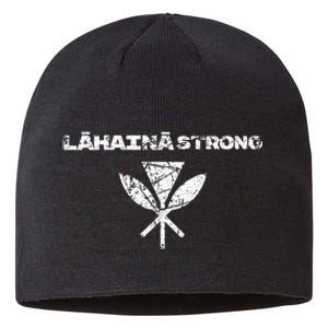 Hawaii Strong Distressed Look Strong Resilient Lahaina Sustainable Beanie