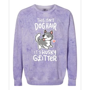 Husky Siberian Dog Owner Puppy Gift Colorblast Crewneck Sweatshirt