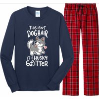 Husky Siberian Dog Owner Puppy Gift Long Sleeve Pajama Set