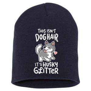 Husky Siberian Dog Owner Puppy Gift Short Acrylic Beanie