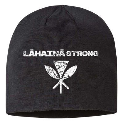 Hawaii Strong Distressed Look Strong Resilient Lahaina Sustainable Beanie