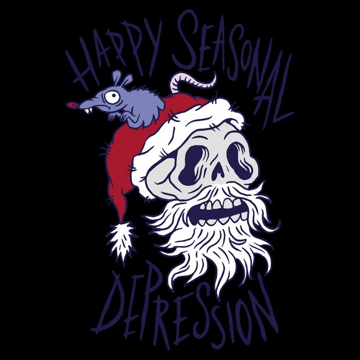 Happy Seasonal Depression Santa Impact Tech Backpack