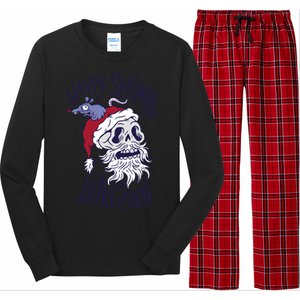 Happy Seasonal Depression Santa Long Sleeve Pajama Set