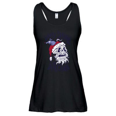 Happy Seasonal Depression Santa Ladies Essential Flowy Tank
