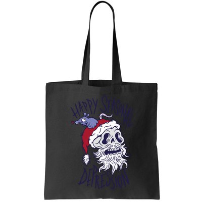 Happy Seasonal Depression Santa Bag