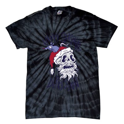 Happy Seasonal Depression Santa Tie-Dye T-Shirt