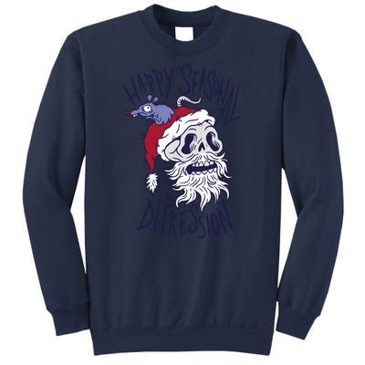 Happy Seasonal Depression Santa Sweatshirt