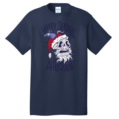 Happy Seasonal Depression Santa Tall T-Shirt