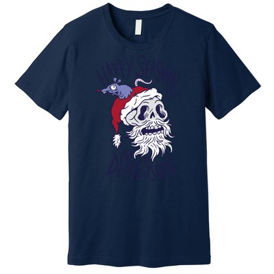 Happy Seasonal Depression Santa Premium T-Shirt