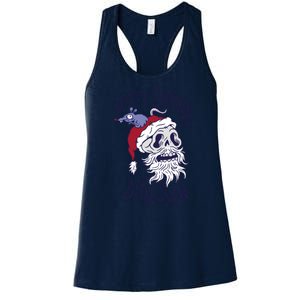 Happy Seasonal Depression Santa Women's Racerback Tank