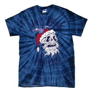 Happy Seasonal Depression Santa Tie-Dye T-Shirt