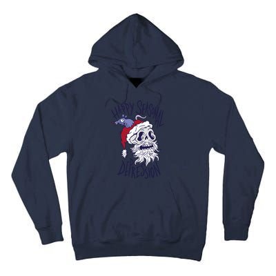 Happy Seasonal Depression Santa Tall Hoodie