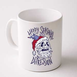 Happy Seasonal Depression Santa Coffee Mug