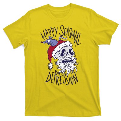 Happy Seasonal Depression Santa T-Shirt