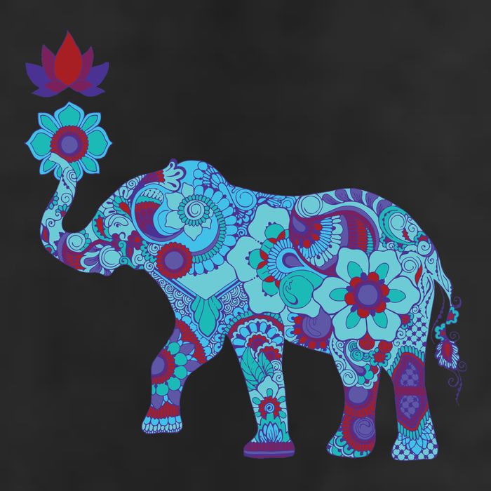 Henna Styled Elephant Lotus Flower Save The Elephants Tumbler
