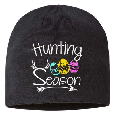 Hunting Season Egg Dear Easter Day Funny Sustainable Beanie