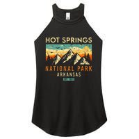 Hot Springs Est. 1921 Retro Arkansas National Park Women's Perfect Tri Rocker Tank