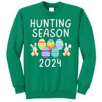 Hunting Season Eggs Funny Easter Day 2024 Egg Hunt Hunter Funny Easter Bunny Sweatshirt