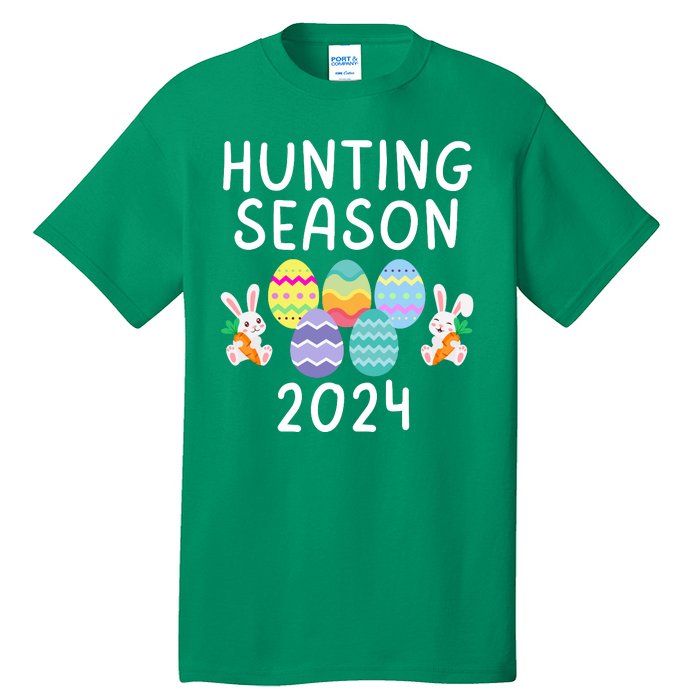 Hunting Season Eggs Funny Easter Day 2024 Egg Hunt Hunter Funny Easter Bunny Tall T-Shirt