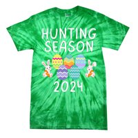 Hunting Season Eggs Funny Easter Day 2024 Egg Hunt Hunter Funny Easter Bunny Tie-Dye T-Shirt