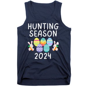 Hunting Season Eggs Funny Easter Day 2024 Egg Hunt Hunter Funny Easter Bunny Tank Top