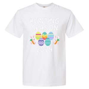 Hunting Season Eggs Funny Easter Day 2024 Egg Hunt Hunter Funny Easter Bunny Garment-Dyed Heavyweight T-Shirt