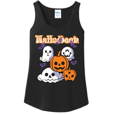 Halloween Scary Evil Pumpkin Ladies Essential Tank