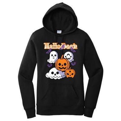 Halloween Scary Evil Pumpkin Women's Pullover Hoodie