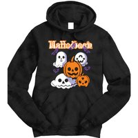 Halloween Scary Evil Pumpkin Tie Dye Hoodie