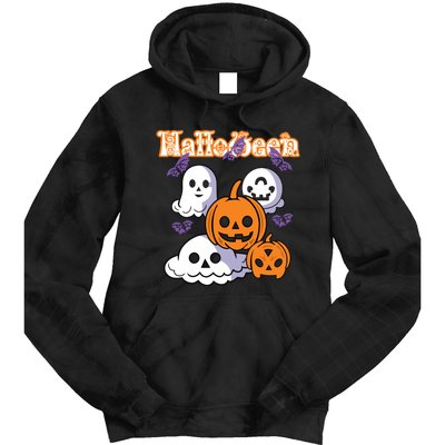 Halloween Scary Evil Pumpkin Tie Dye Hoodie