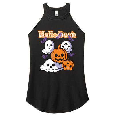 Halloween Scary Evil Pumpkin Women's Perfect Tri Rocker Tank