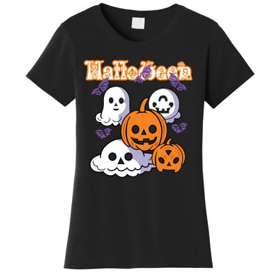 Halloween Scary Evil Pumpkin Women's T-Shirt