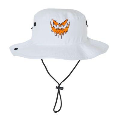 Halloween Scary Evil Pumpkin Face Jack O Lantern Design Cool Gift Legacy Cool Fit Booney Bucket Hat