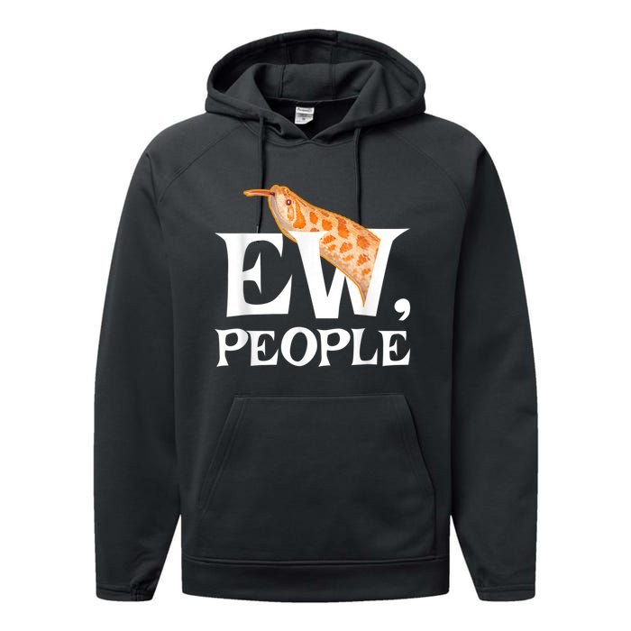 Hognose Snake EW People | Gift For Western Hoggy Performance Fleece Hoodie