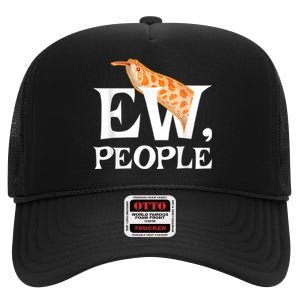 Hognose Snake EW People | Gift For Western Hoggy High Crown Mesh Back Trucker Hat