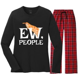 Hognose Snake EW People | Gift For Western Hoggy Women's Long Sleeve Flannel Pajama Set 