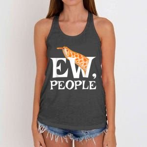 Hognose Snake EW People | Gift For Western Hoggy Women's Knotted Racerback Tank