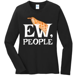 Hognose Snake EW People | Gift For Western Hoggy Ladies Long Sleeve Shirt