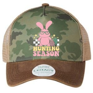 Hunting Season Easter Eggs Bunny Holiday Legacy Tie Dye Trucker Hat