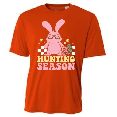 Hunting Season Easter Eggs Bunny Holiday Cooling Performance Crew T-Shirt