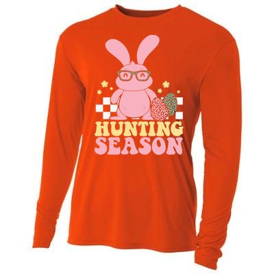 Hunting Season Easter Eggs Bunny Holiday Cooling Performance Long Sleeve Crew