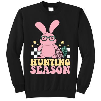 Hunting Season Easter Eggs Bunny Holiday Sweatshirt