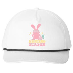 Hunting Season Easter Eggs Bunny Holiday Snapback Five-Panel Rope Hat