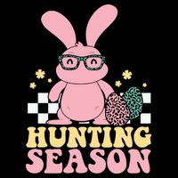 Hunting Season Easter Eggs Bunny Holiday 16 in Basic Backpack