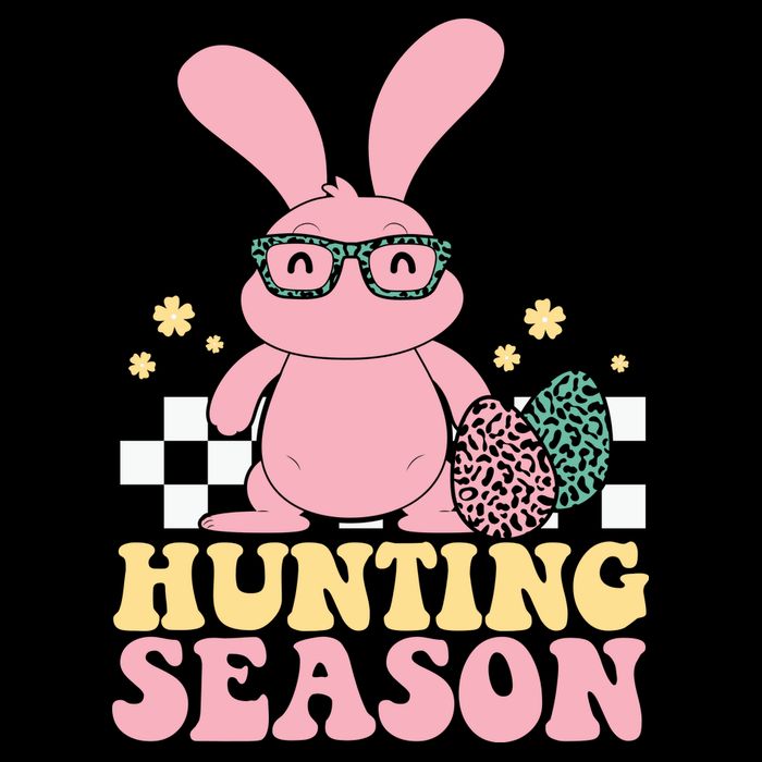 Hunting Season Easter Eggs Bunny Holiday 16 in Basic Backpack