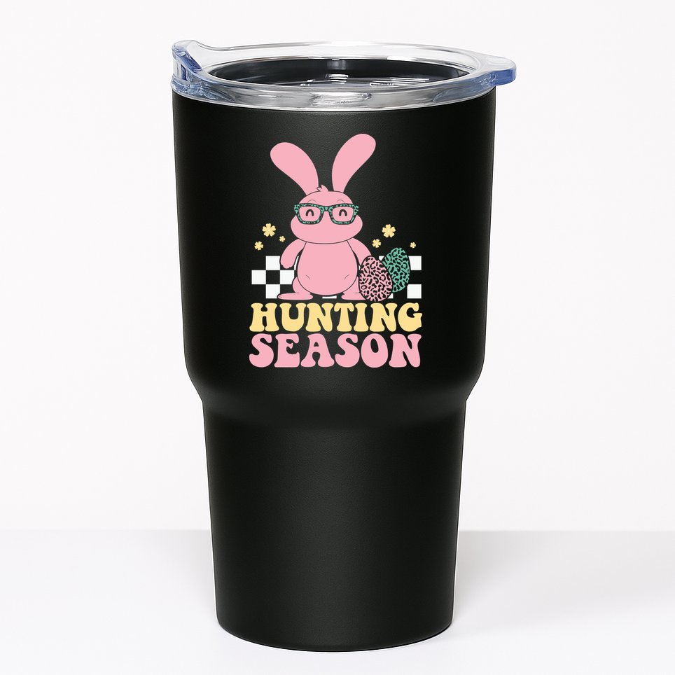 Hunting Season Easter Eggs Bunny Holiday Tumbler