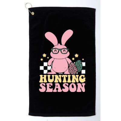 Hunting Season Easter Eggs Bunny Holiday Platinum Collection Golf Towel