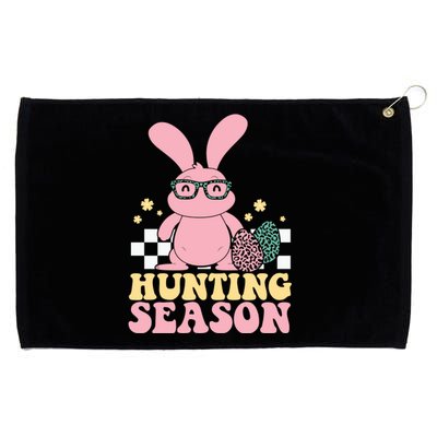 Hunting Season Easter Eggs Bunny Holiday Grommeted Golf Towel